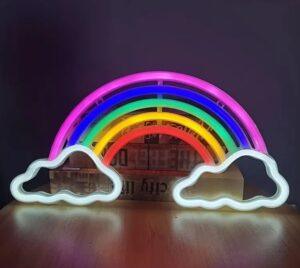 ניאון וייב קשת בענן