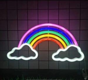 ניאון וייב קשת בענן