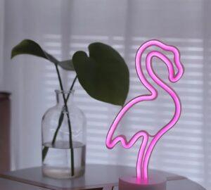 ניאון וייב פלמינגו ורוד