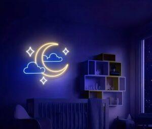 ניאון וייב חצי ירח