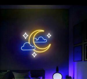 ניאון וייב חצי ירח