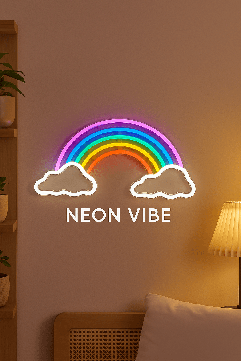 ניאון וייב קשת בענן