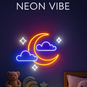 ניאון וייב חצי ירח