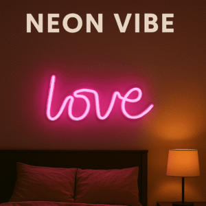 ניאון וייב love ורוד