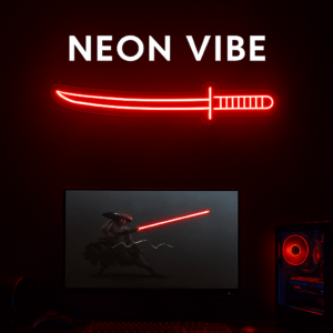 ניאון וייב חרב אדומה