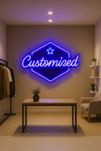 ניאון וייב פנים לעסקים סגנון 4