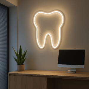 ניאון וייב לעסקים שן בינה