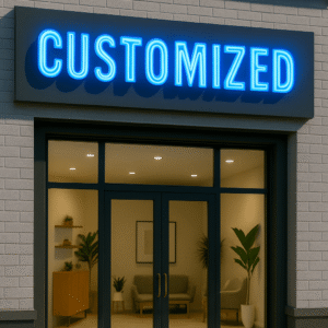 שלטי ניאון חוץ לעסקים