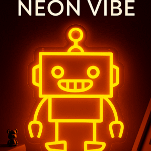 ניאון וייב רובוט כתום